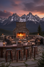 Wine Barrel Stool Chocolate W/ Back 169C