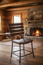 Wine Barrel Stave Back Dining Chair