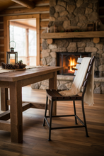 Wine Barrel Stave Back Dining Chair