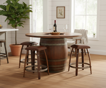 Wine Barrel Bistro Table