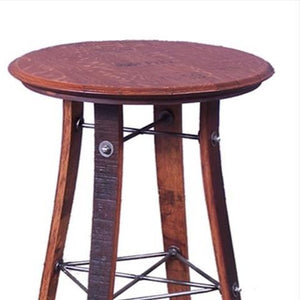 Wine Barrel Top Side Table 24" 158-24