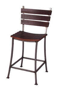 Wine Barrel Stave Bar Stool 24"