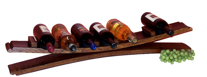 7 Bottle Stave Display 724