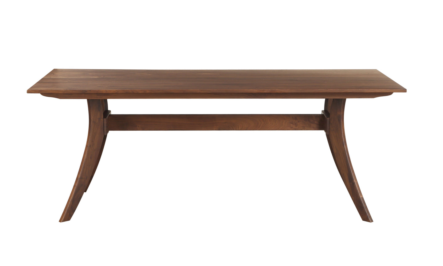 Florence Rectangular Dining Table Small Walnut