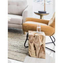 Natural Teak Wood End Table