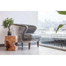 Natural Teak Wood End Table