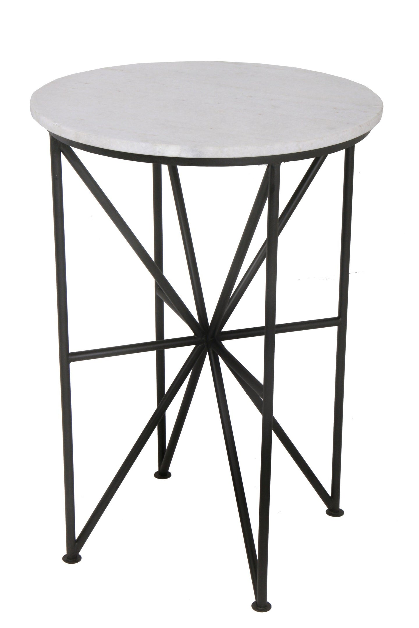 Quadrant Marble Accent Table