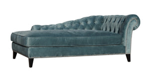 Bibiano Chaise Velvet Blue