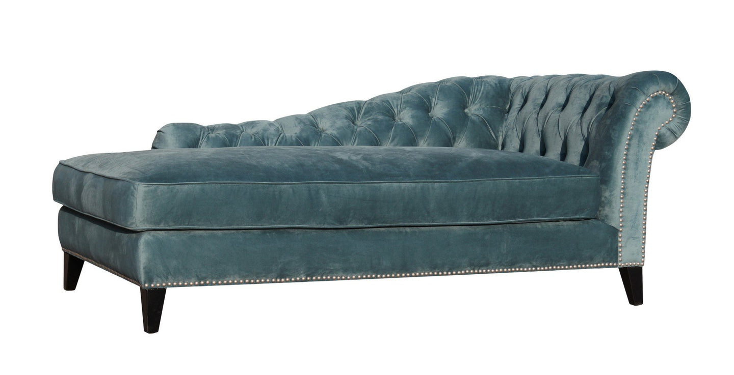 Bibiano Chaise Velvet Blue