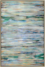 Blue Braid Wall Decor W/ Frame