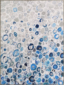 Blue Bubbles Wall Decor