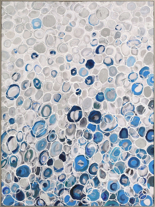 Blue Bubbles Wall Decor