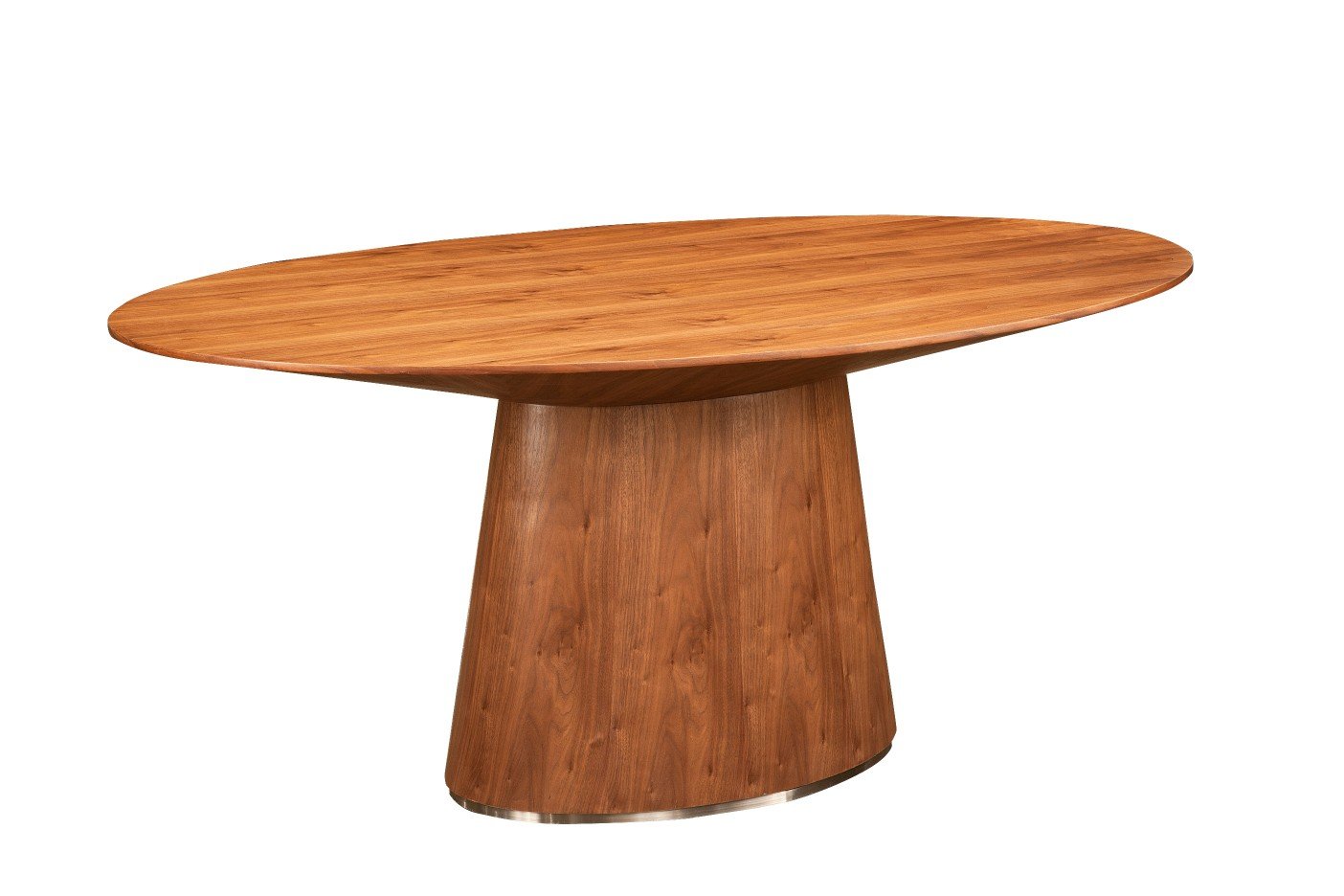 Otago Oval Dining Table Walnut