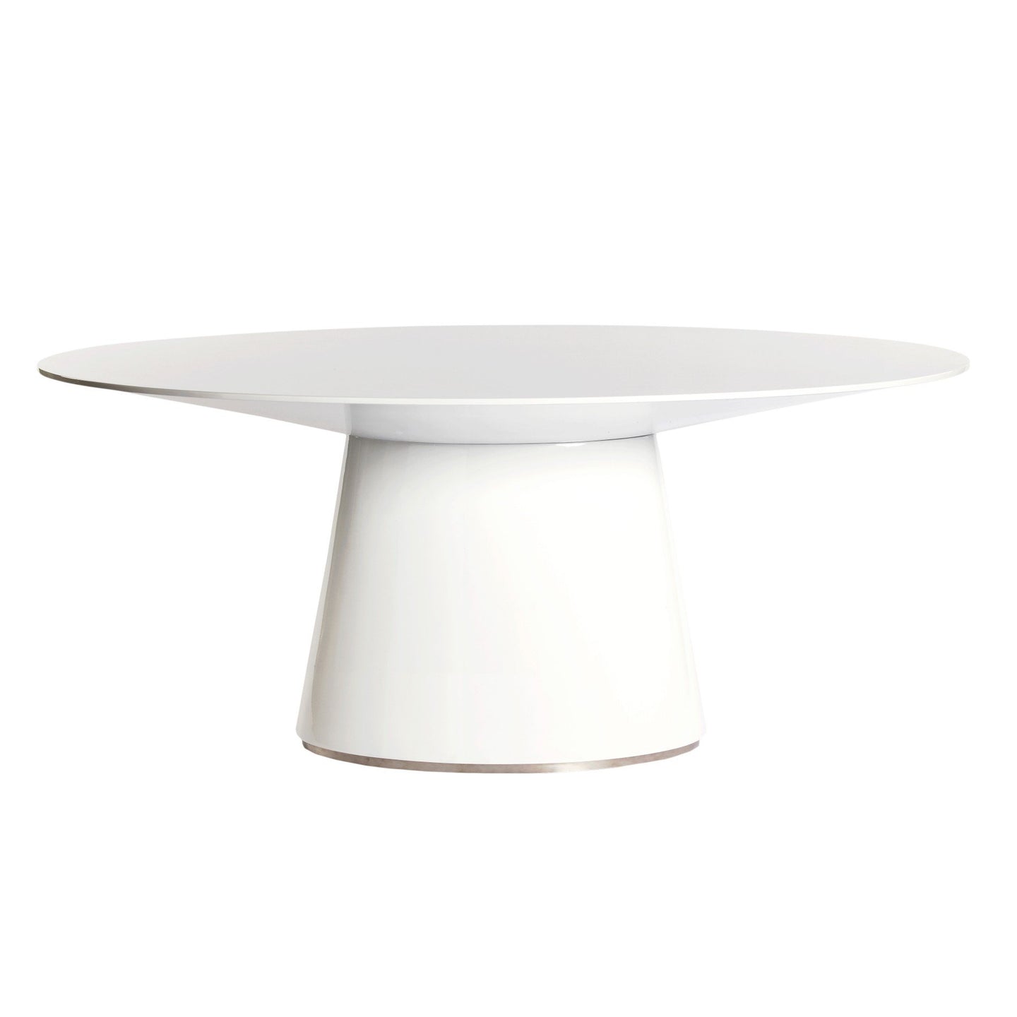 Otago Oval Dining Table White