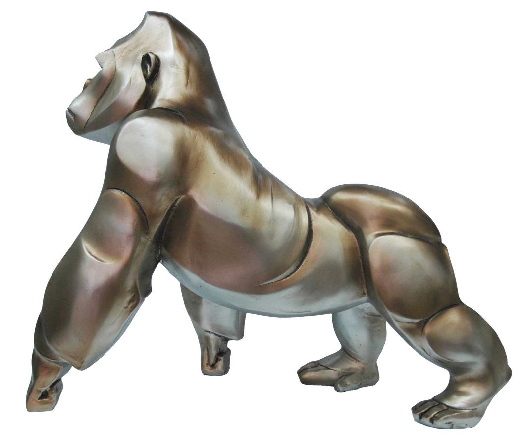 Digit Art Deco Gorilla Statue