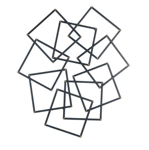 Quad Wall Art Black