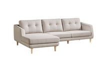 Corey Sectional Light Grey Left