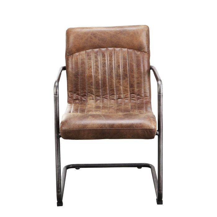 Ansel Arm Chair Light Brown-Set Of Two