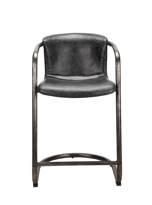 Freeman Counter Stool Antique Black-Set Of Two