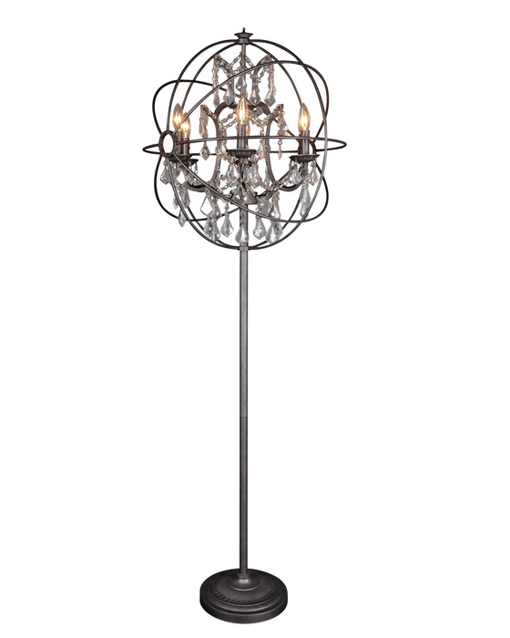 Adelina Iron and Glass Floor Lamp by Moes Home Collection