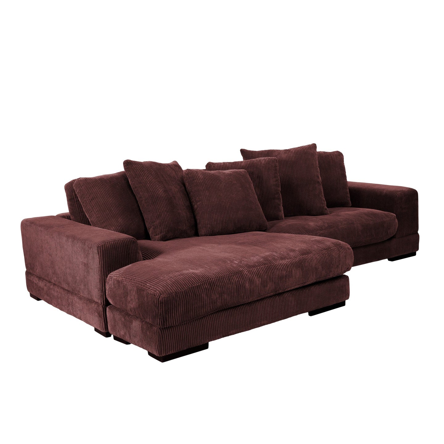 Plunge Sectional Dark Brown