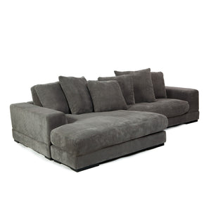 Plunge Sectional Sofa Charcoal