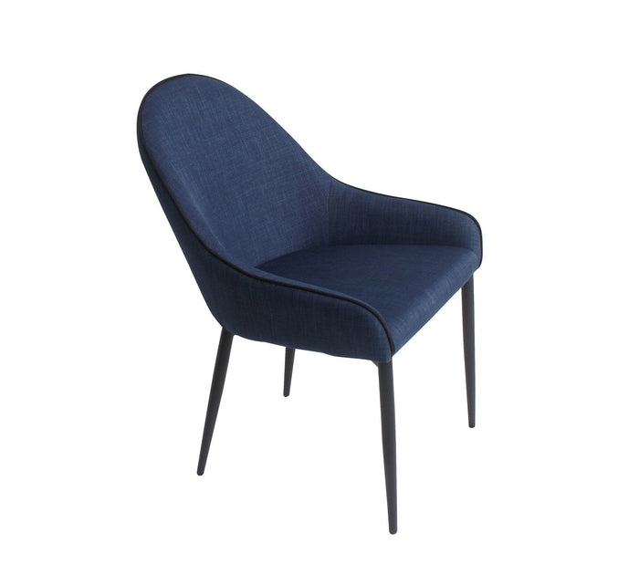 Lapis Dining Chair Dark Blue-Set Of Two
