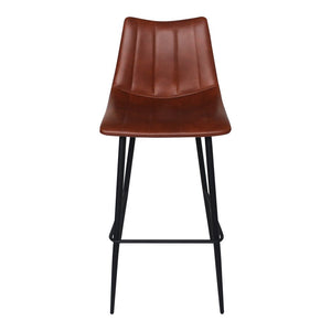 Alibi Modern Barstool Brown-Set Of Two