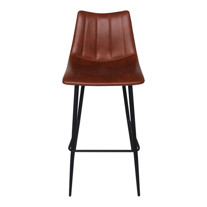 Alibi Modern Barstool Brown-Set Of Two