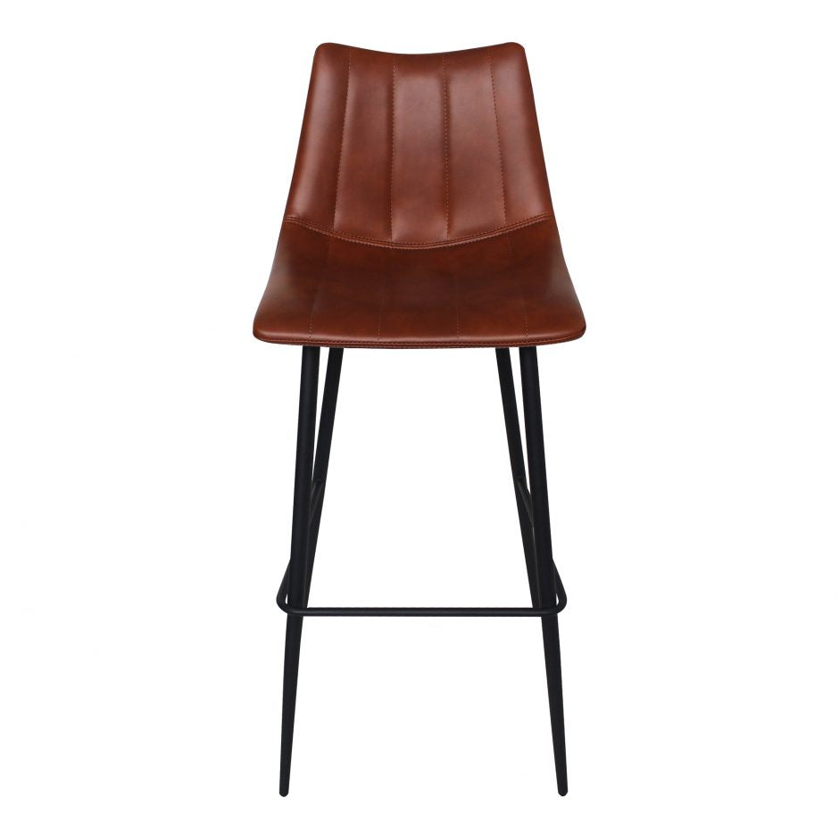 Alibi Modern Barstool Brown-Set Of Two