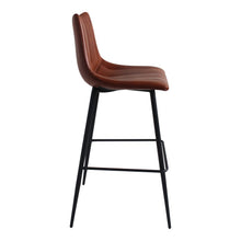 Alibi Modern Barstool Brown-Set Of Two