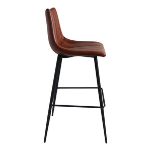 Alibi Modern Barstool Brown-Set Of Two