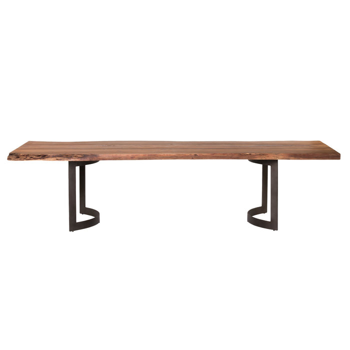 Bent Dining Table Small Smoked