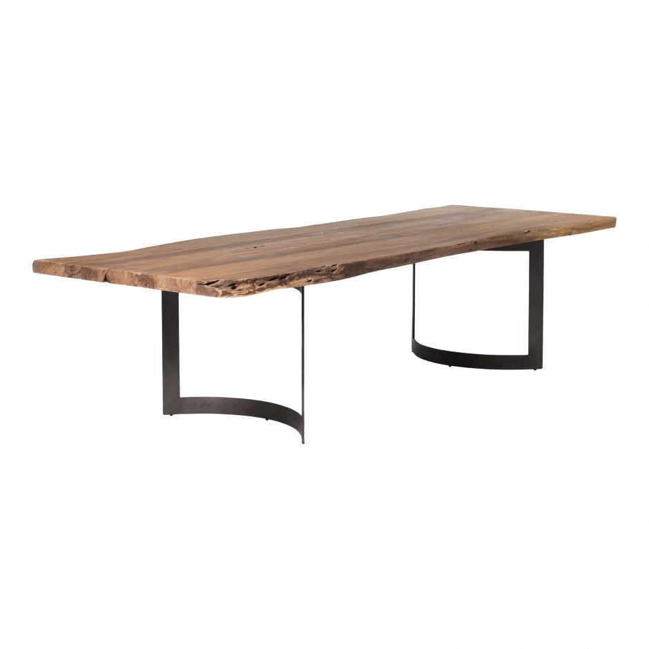 Bent Dining Table Extra Small Smoked