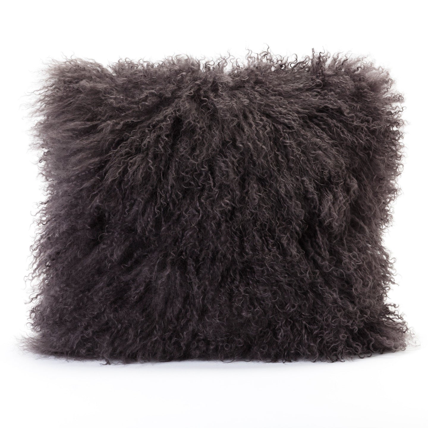 Lamb Fur Pillow Grey