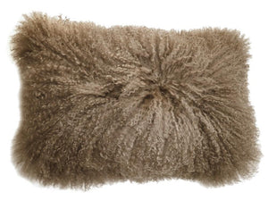 Lamb Fur Pillow Rect. Natural