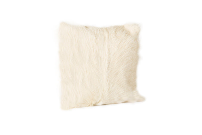 Goat Fur Pillow Natural