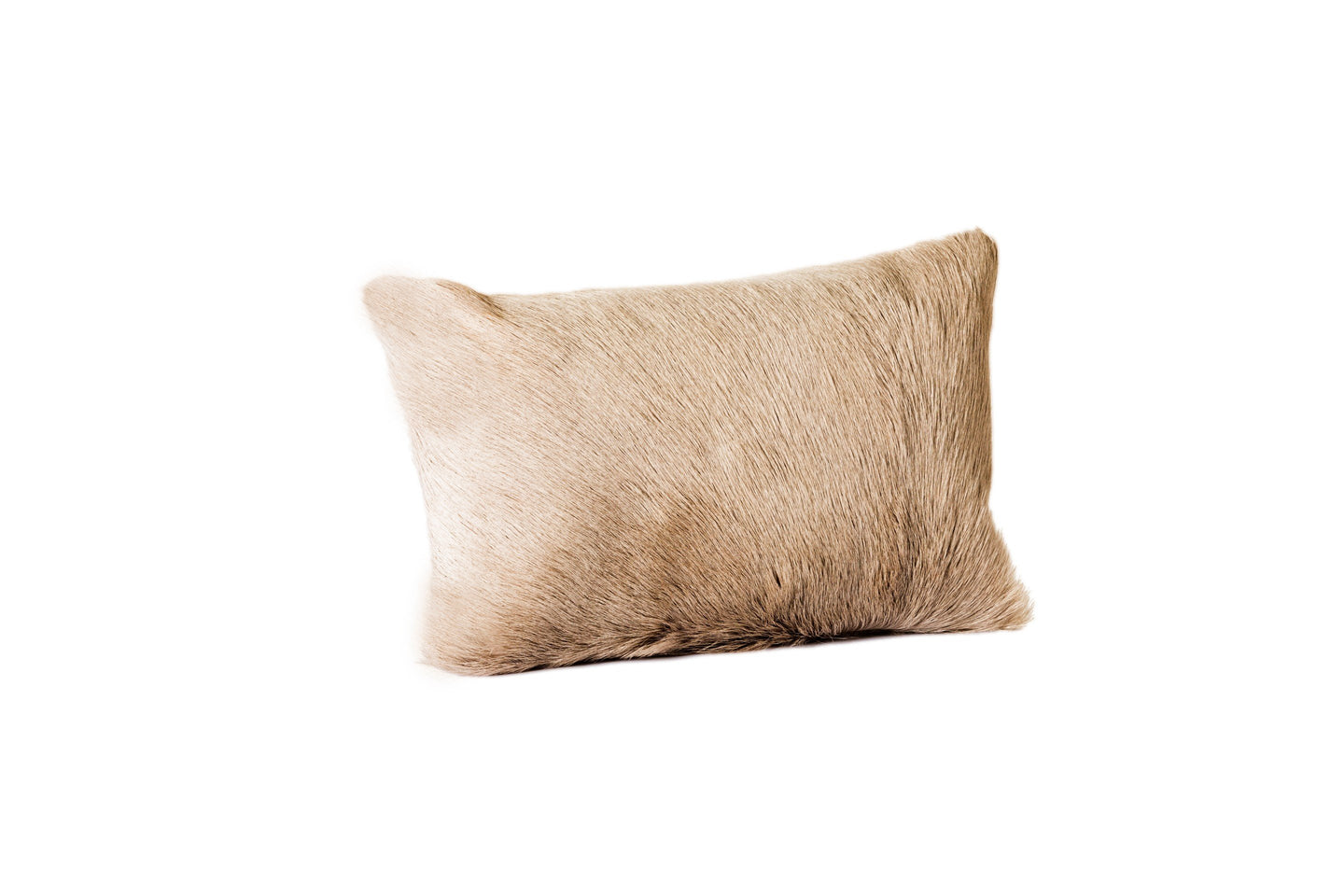 Goat Fur Bolster Light Grey