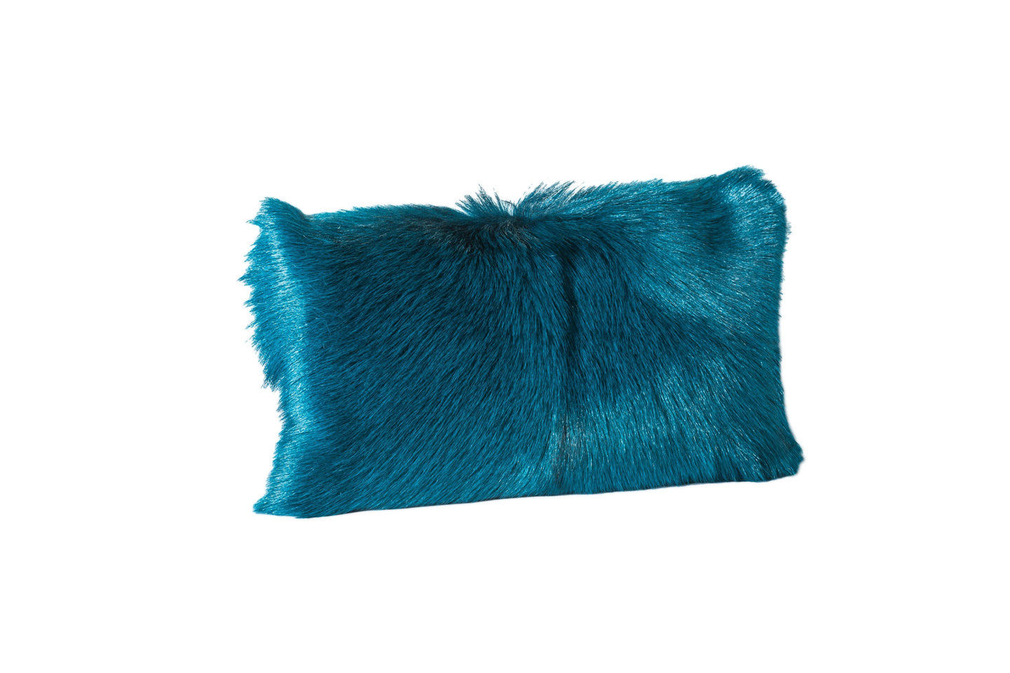 Goat Fur Bolster Teal