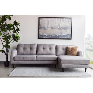 Corey Sectional Dark Grey Right