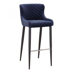 Etta Bar Stool Dark Blue