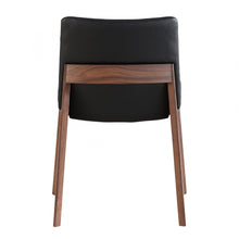 Deco Dining Chair Black Pvc-Set Of Two