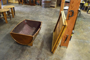 Wine Barrel Coffee Table Golden Oak