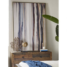 Color Swathe Wall Decor W/Frame Large