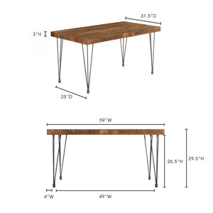 Boneta Dining Table Small Natural