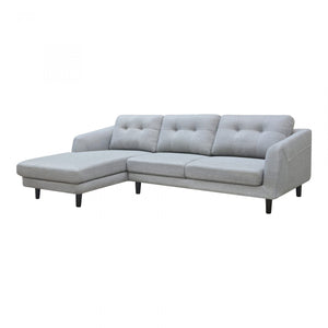 Corey Sectional Dark Grey Left