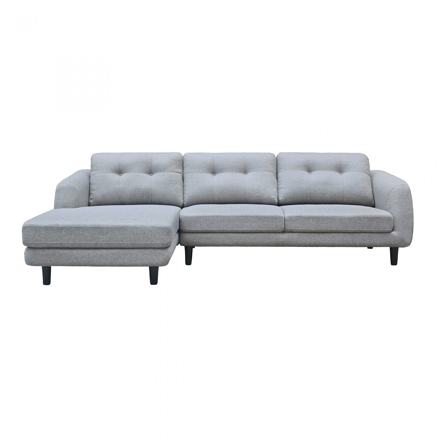Corey Sectional Dark Grey Left